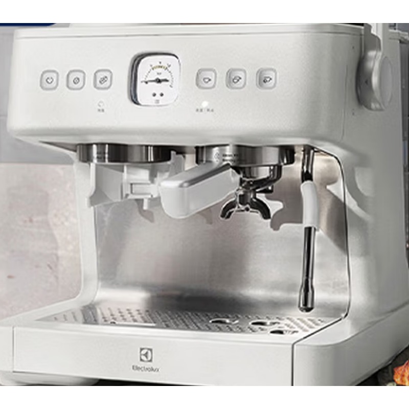 伊莱克斯(Electrolux)半自动咖啡机E7EC1-600W 白