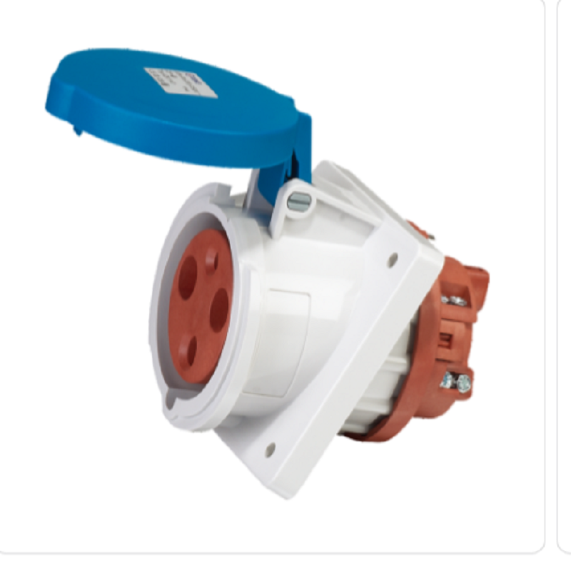 启星QX1467暗装斜体工业插座1盒/10只(只)
