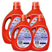 雕牌除菌馨香洗衣液2kg*2+1kg*2不添加荧光增白剂健康洗护有效除菌易漂易清节能环保(新老包装随机发货)