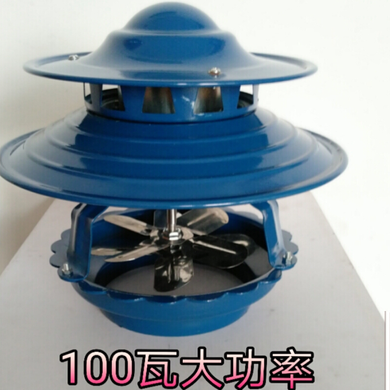 引风机民用烟筒抽风机家用农村土炕吸烟机锅炉100瓦铸铁 底座直径13.5-21厘米高清大图