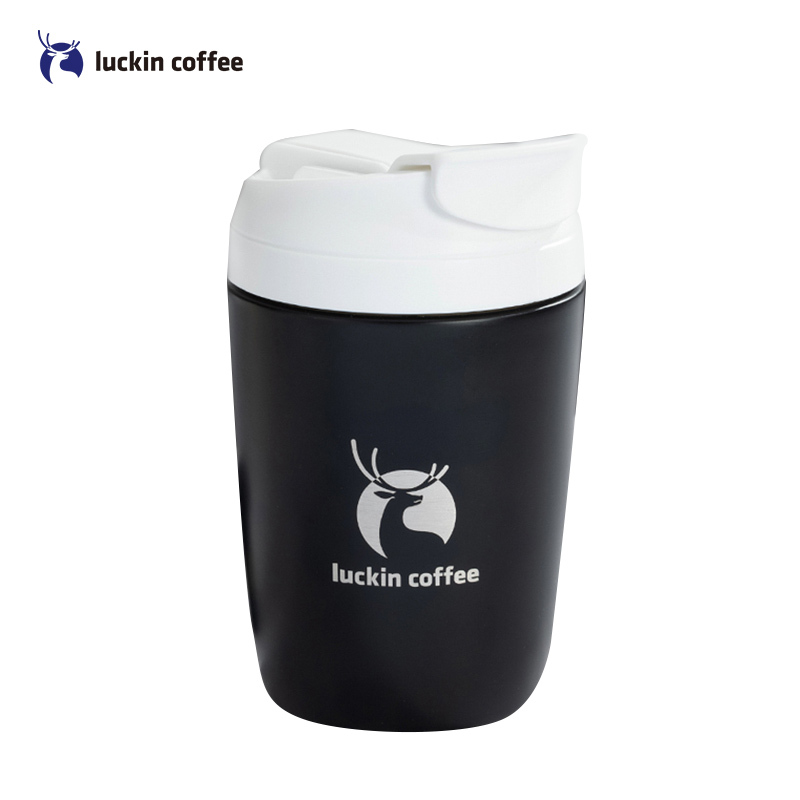 瑞幸咖啡(luckin coffee)奶盖双饮杯咖啡杯便携不锈钢保温杯