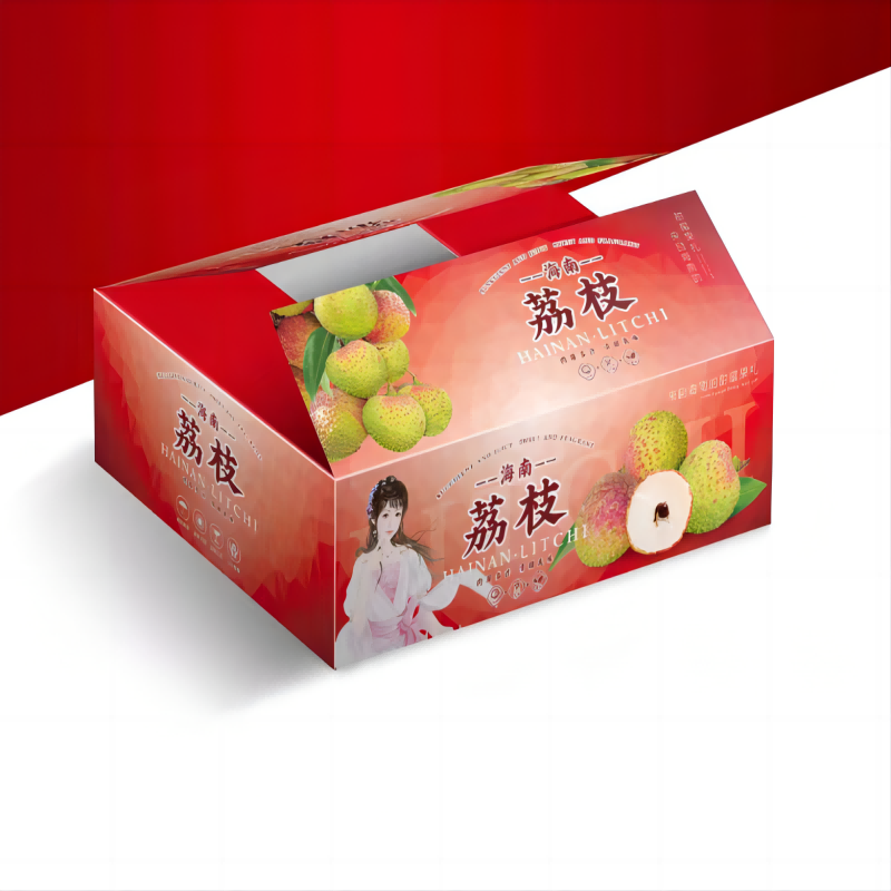 [五个农民] 海南妃子笑新鲜荔枝 粒果无枝叶 净重2.5斤 产地直采量贩装 新鲜水果