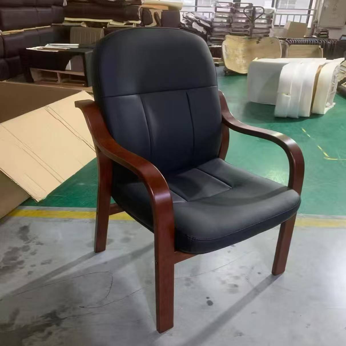 美沐芯品 实木办公椅 会议椅63*70*102cm/张高清大图