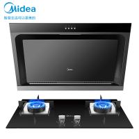 美的(Midea)烟灶套装J15+Q216B(天然气)17立方烟灶套装 升级版大吸力侧吸烟灶套装