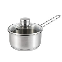 德国菲仕乐/Fissler 两件组套装带玻璃盖礼品套锅 不锈钢奶锅煮锅炖锅煎锅 多用途304不锈钢燃气灶电陶炉电磁炉通用