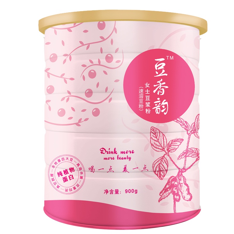 豆香韵创意版豆浆粉女士900g罐装 营养健康早餐 即食豆奶
