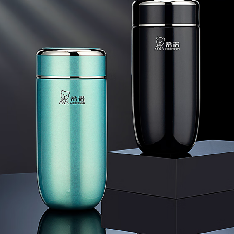 希诺 XN-3305保温杯男士高档车载水杯 320ml(单位:个)本色高清大图