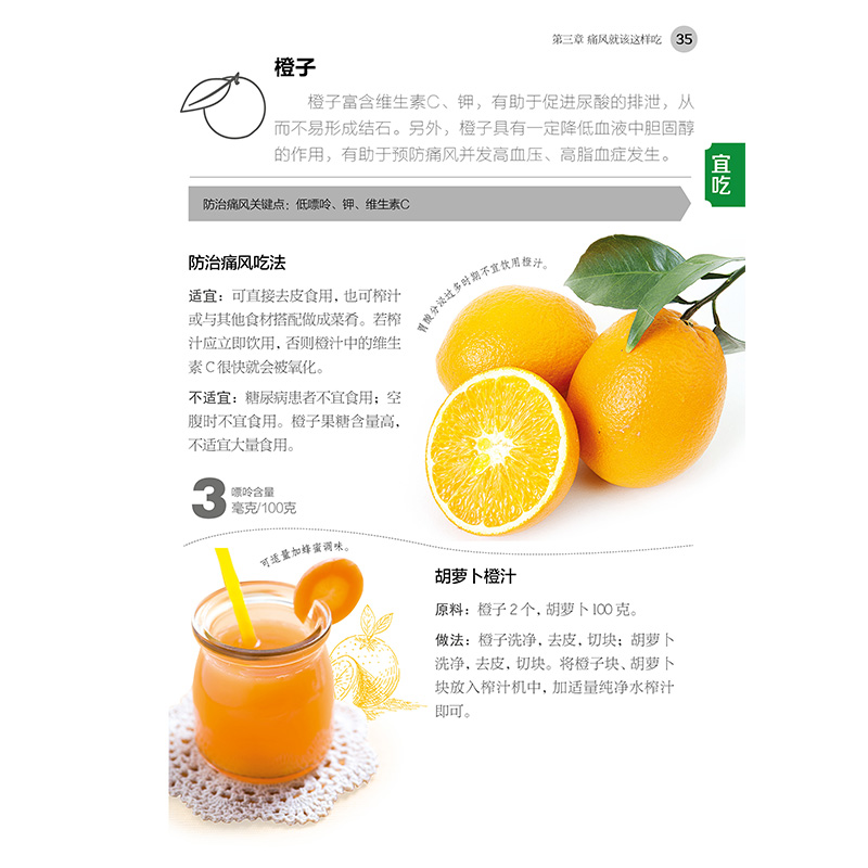 醉染图书痛风这样做 止痛降尿酸:升级版(汉竹)9787571315320高清大图