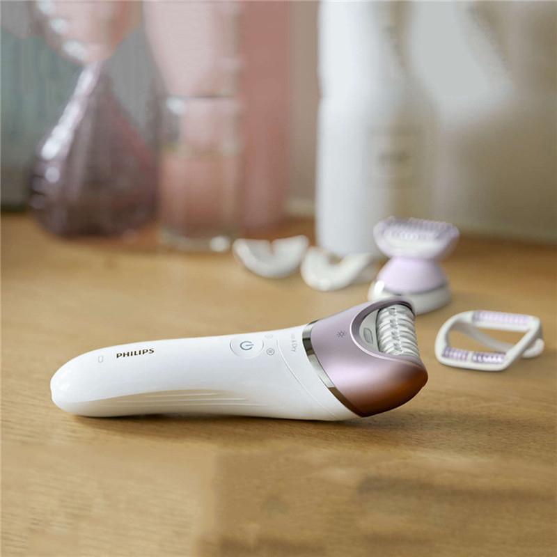 飞利浦(Philips)电动脱毛器剃毛器BRL630 干湿两用 女士充电式剃毛器 腿部脱毛仪美肤 全身水洗 紫色