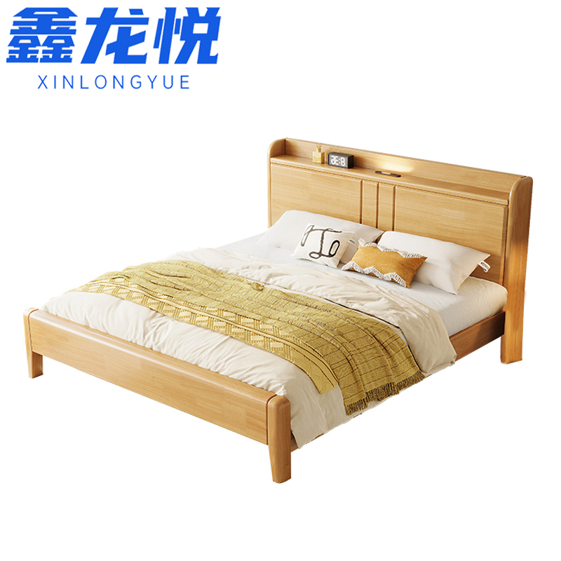 鑫龙悦双人床1.8米张高清大图