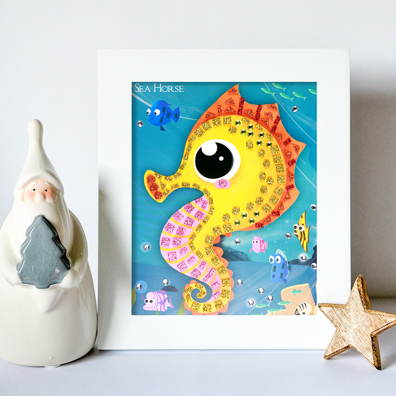 GFUN儿童马赛克diy贴画EVA卡通贴纸画 儿童贴贴画套装艺术手工画