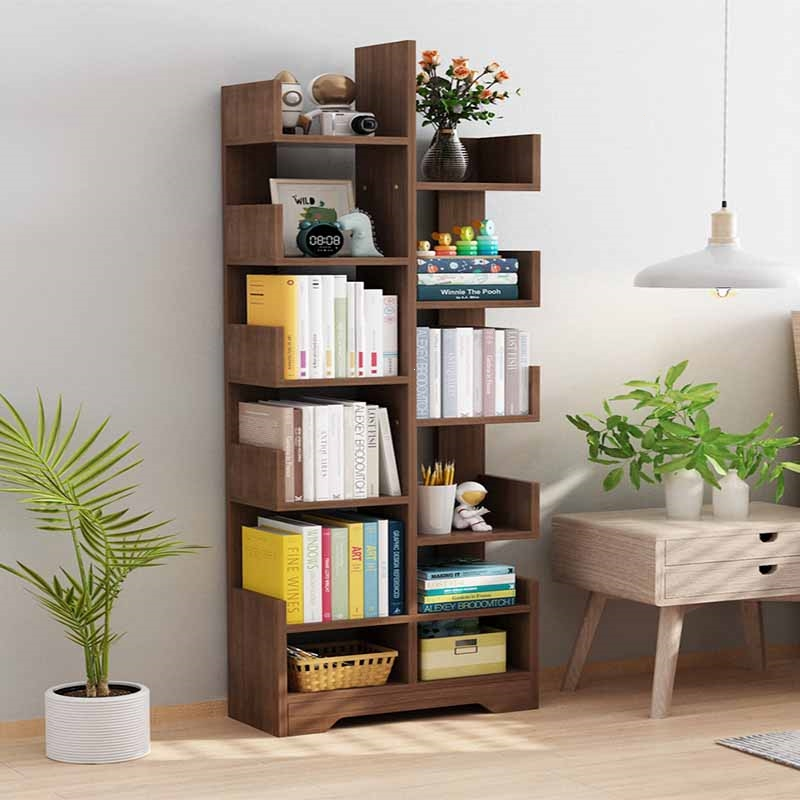 简易儿童书架米魁靠墙落地小型网红置物架简约现代家用书柜家用收纳架