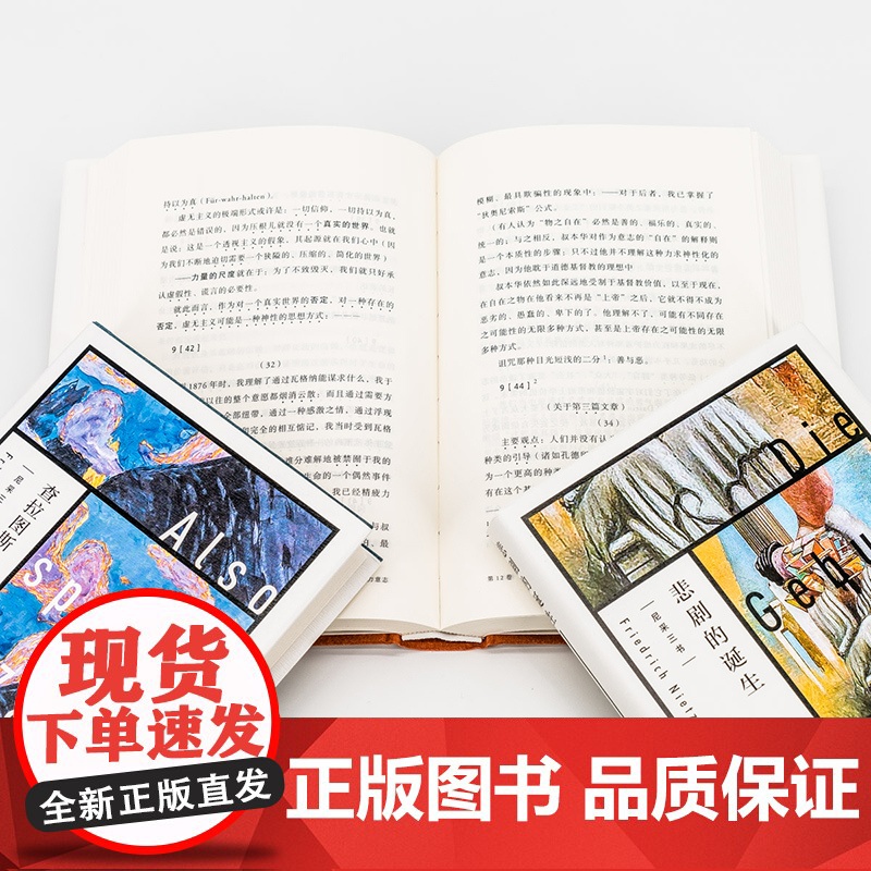 查拉图斯特拉如是说/快乐的科学/悲剧的诞生/权力意志 孙周兴经典译本尼采哲学思想上海人民出版社尼采四书高清大图