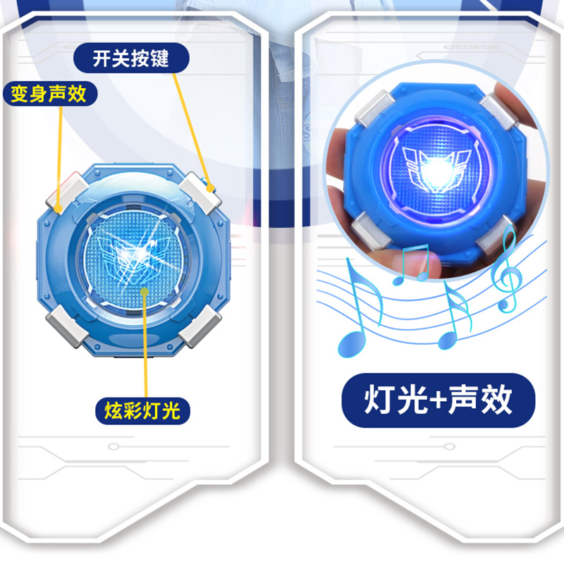 JUMPGO正版迷你特工队X机器人玩具光之弗特露西塞米秘密战警S1 [S1武器]麦克斯8718高清大图