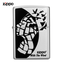 zippo芝宝打火机zippo自营旗舰店打火机摩登之恋眷念飞扬ZBT-2-150a