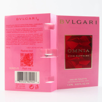 BVLGARI宝格丽粉晶粉水晶女士香水1.5ml试管自然优雅 持久清新淡香 原装正品