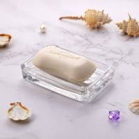 欧式玻璃肥皂盒透明家用卫生间水晶香皂碟盘简约创意酒店宾馆浴室|长方形肥皂盒