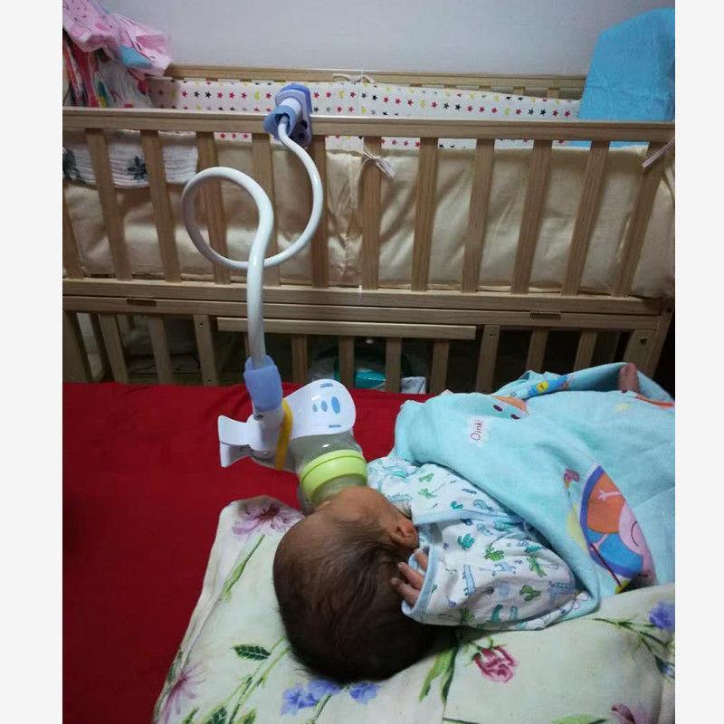 0.95米－粉色_ 侧卧喂奶婴儿躺着神器哺乳懒人支架躺喂神器床上自助枕奶瓶架子