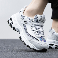Skechers/斯凯奇女鞋新款熊猫鞋缓震运动休闲鞋13169-WBK ZP