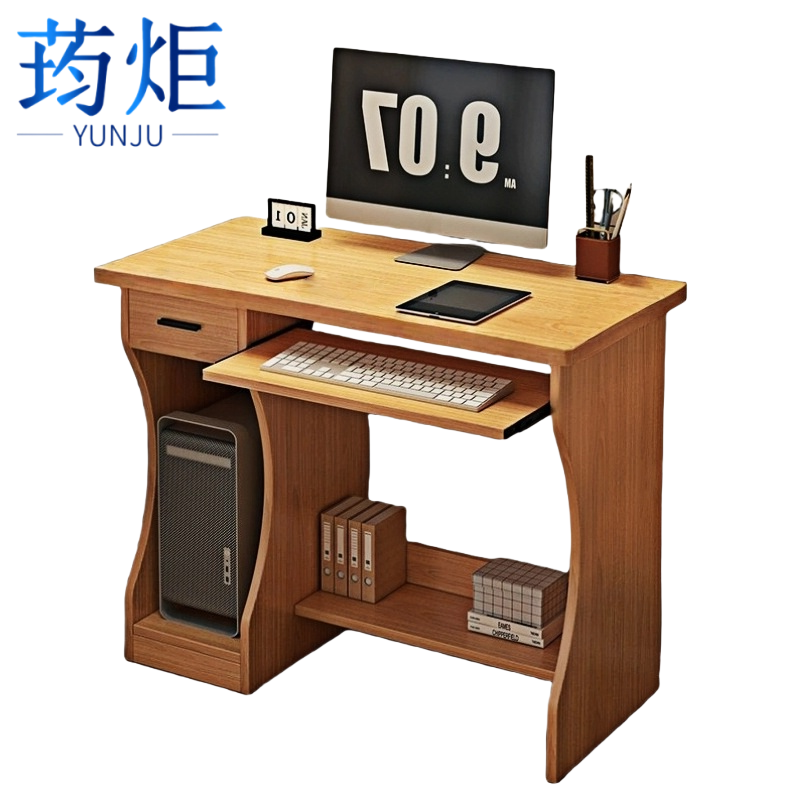 电脑桌带主机架高清大图