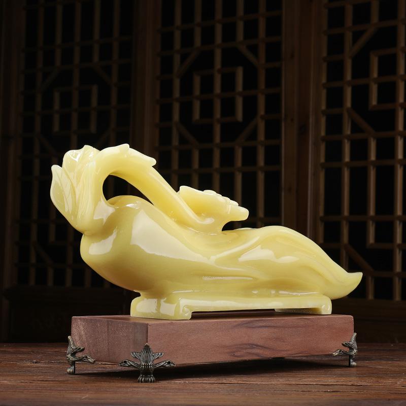家柏饰(CORATED)玉石人生如意摆件家居电视柜客厅装饰品乔迁新居婚庆贺寿礼品高清大图