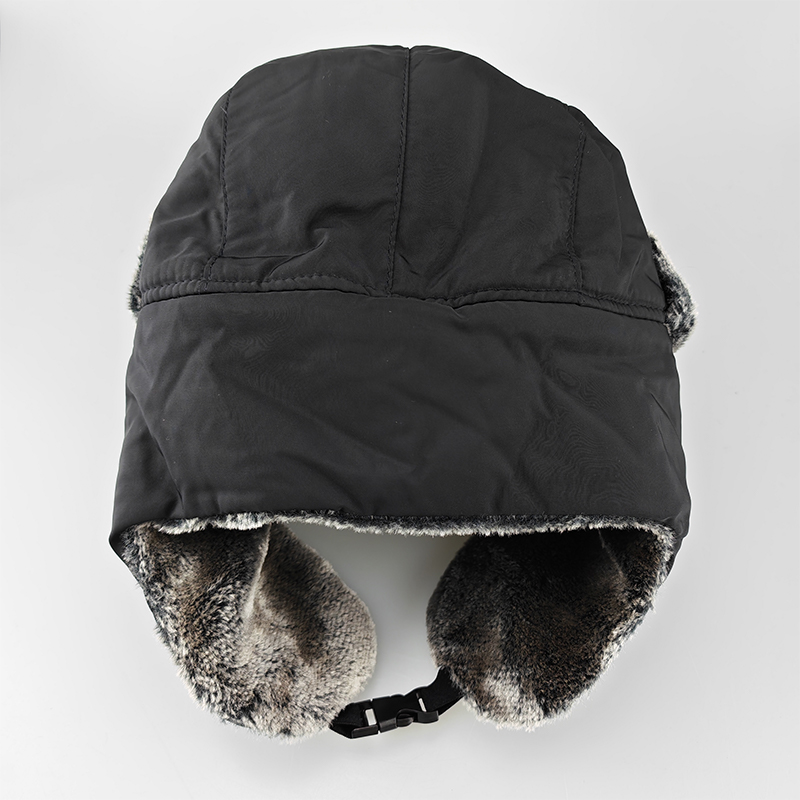 鸽护 雷锋帽 GH24QDK-黑色 顶高清大图