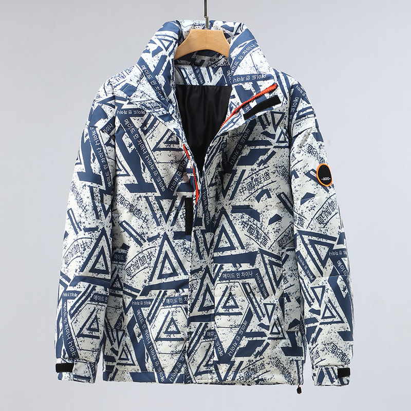 JEEP SPIRIT新款情侣款秋冬羽绒服中国制造休闲加厚羽绒服男国潮外套