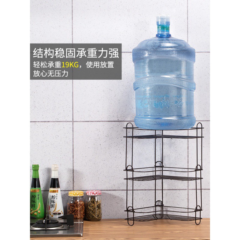 厨房置物架落地转角收纳架多层三角架调味料架家用用品浴室储物架收纳层架 三维工匠高清大图