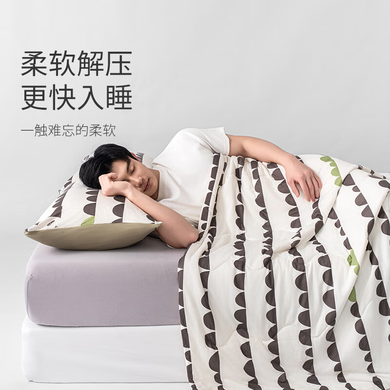 艾美家 云+棉花糖裸睡被 夏季凉感被 耙耳朵有戏[夏凉被] 150*200cm高清大图