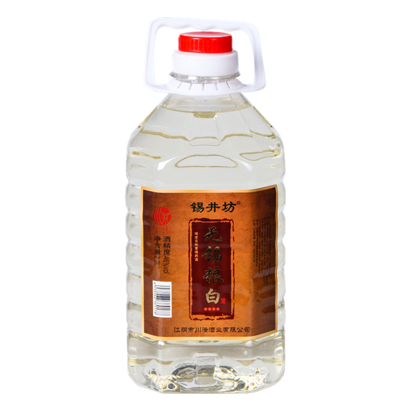 锡井坊无锡白酒无锡粮白浓香粮食绵柔风味桶装白酒2.2L
