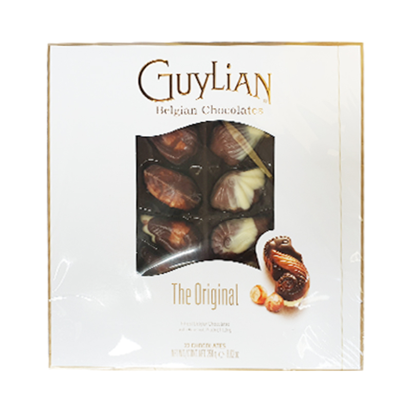 吉利蓮 Guylian 进口巧克力吉利莲guylian 贝壳巧克力礼盒250g 进口糖巧巧克力 圣诞节情人节送礼送女友 价格图片品牌报价 苏宁易购苏宁自营