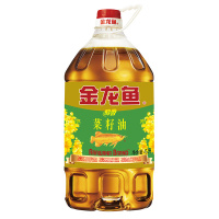 金龙鱼醇香菜籽油5L/桶 食用油 滴滴菜油香 优质健康 炒菜家用