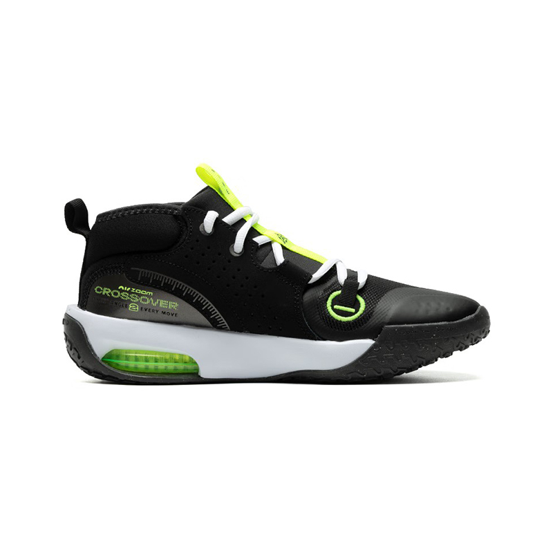 nikeairzoomcrossover网布圆头系带减震透气耐磨低帮跑步鞋女款黑色fb