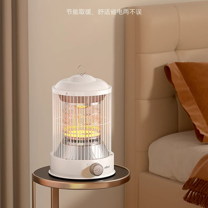 七彩叮当暖风机加热器家用节能小太阳速热鸟笼取暖器QC-QN02