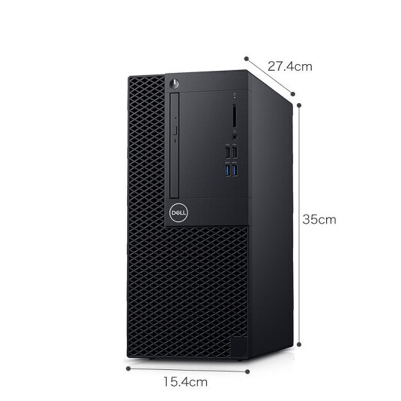 戴尔(DELL)OptiPlex3080MT 商用台式机电脑单主机定制 (i3-10100 8GB 1TB+128GB DVDRW win10)商用办公 家用娱乐 性价比机高清大图