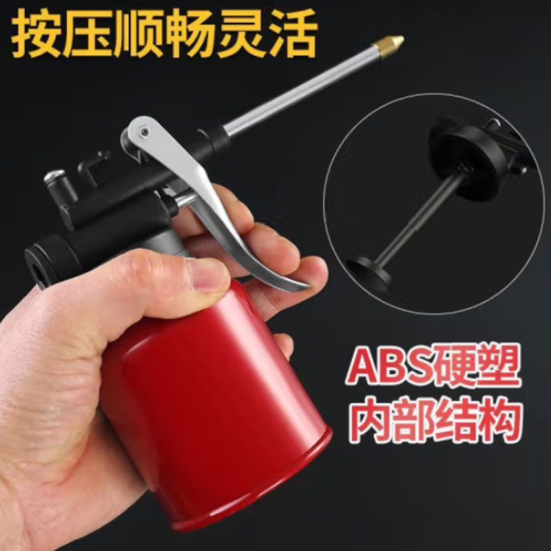 成洲牌 金属铝盖高压机油壶加厚款250ml高清大图