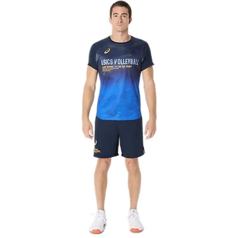 Asics男款排汗运动裤 volley训练篮球宽松舒适比赛实战topline实践裤