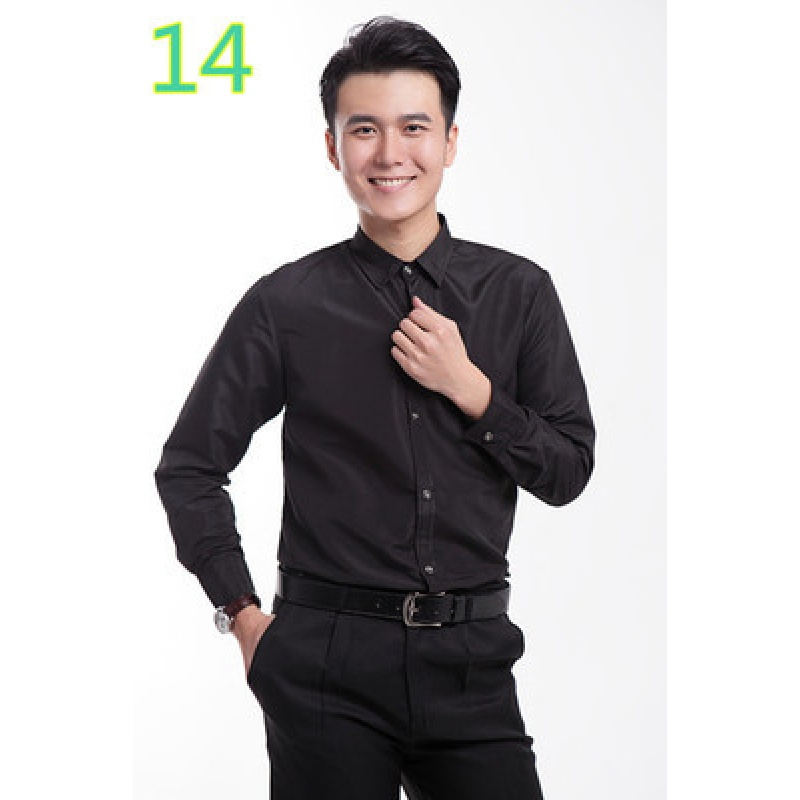 la maxpa男士衬衫 ssnz新款影楼主题拍照摄影大合唱男士彩色长袖衬衫