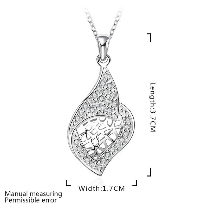N629 Women Silver Necklace 镀925纯银女项链日韩版锁骨链潮人送女朋友七夕情人节礼物