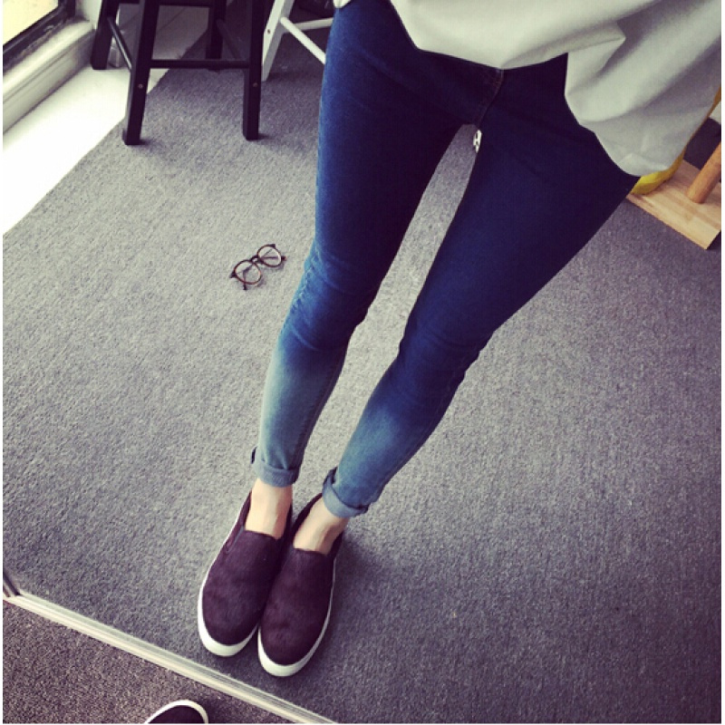 春秋季女生牛仔裤小脚长裤夏天女士修身小腿薄款中学生女装韩版潮sn