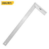 得力（deli）钢角尺双面刻度90度尺拐尺L型木工尺500mm DL4038