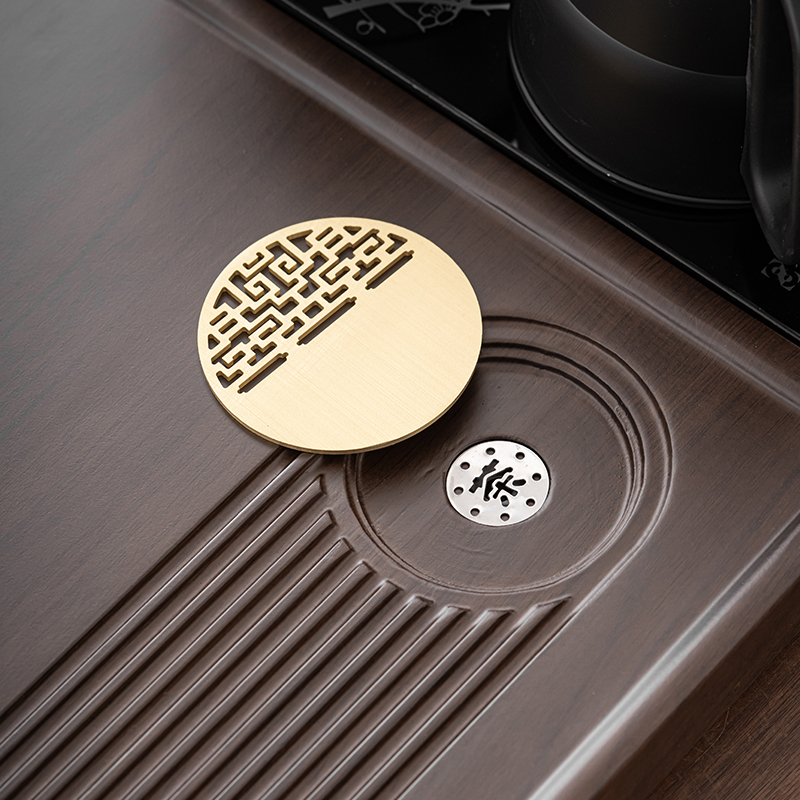 苏氏陶瓷(SUSHI CERAMICS)茶具套装自动烧水壶云海茶盘茶台配整套配整套高品质羊脂玉茶杯