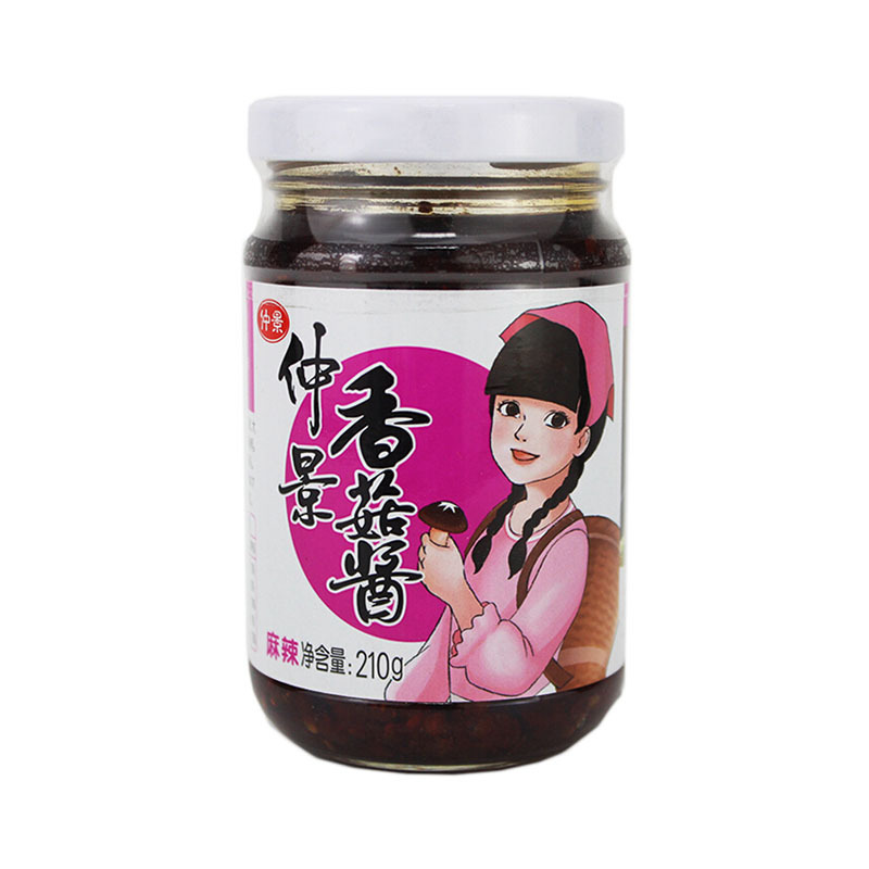 仲景麻辣香菇酱210g