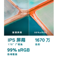 Dell/戴尔 27英寸 2K电脑显示器 IPS 防蓝光 显示屏 FreeSync技术 75Hz刷新 99%sRGB SE2723DS