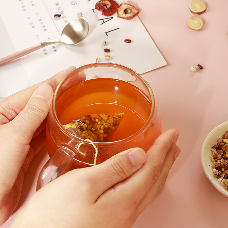 买一发5固本堂橘皮赤小豆薏米茶祛赤小豆湿芡实薏仁养生茶组合去袋泡茶高清大图
