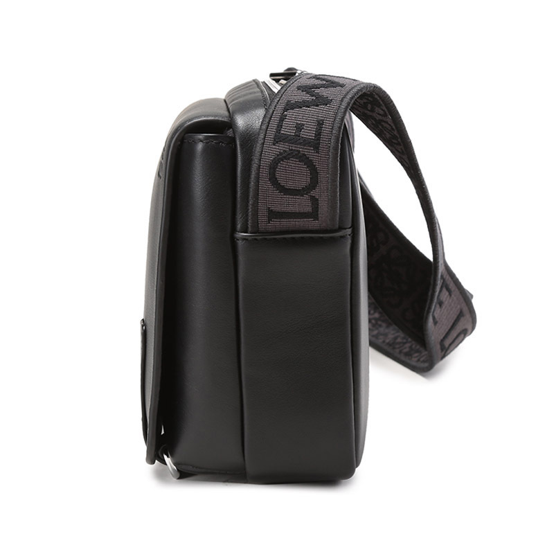 罗意威loewe男士军事风格系列牛皮革邮差包单肩斜挎包超小号b553a72