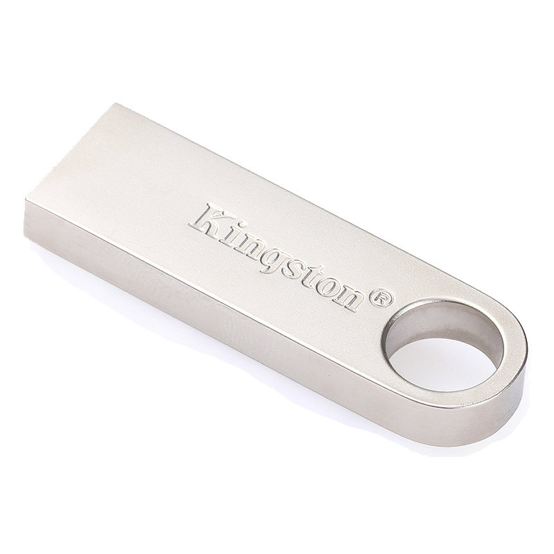 金士顿（Kingston） SE9H 金属银色亮薄 32G U盘（USB2.0 读速10MB/S）