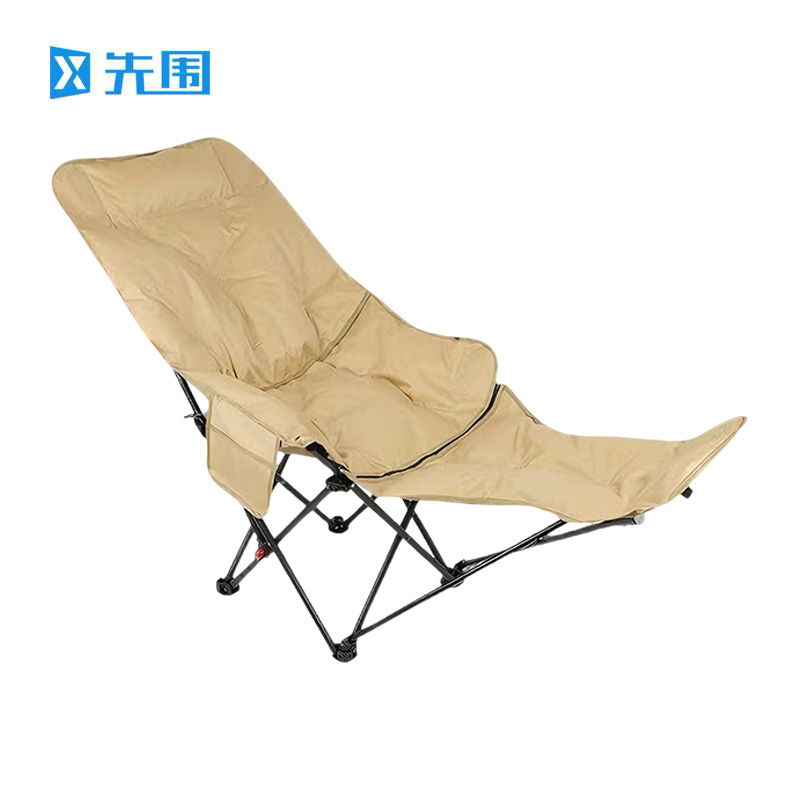 先围 加棉折叠躺椅 卡其90*42*160cm 把高清大图