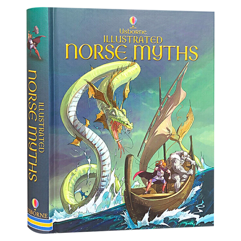[正版]北欧神话插图故事合集 英文原版 Usborne Illustrated Norse Myths 尤斯伯恩 精装高清大图