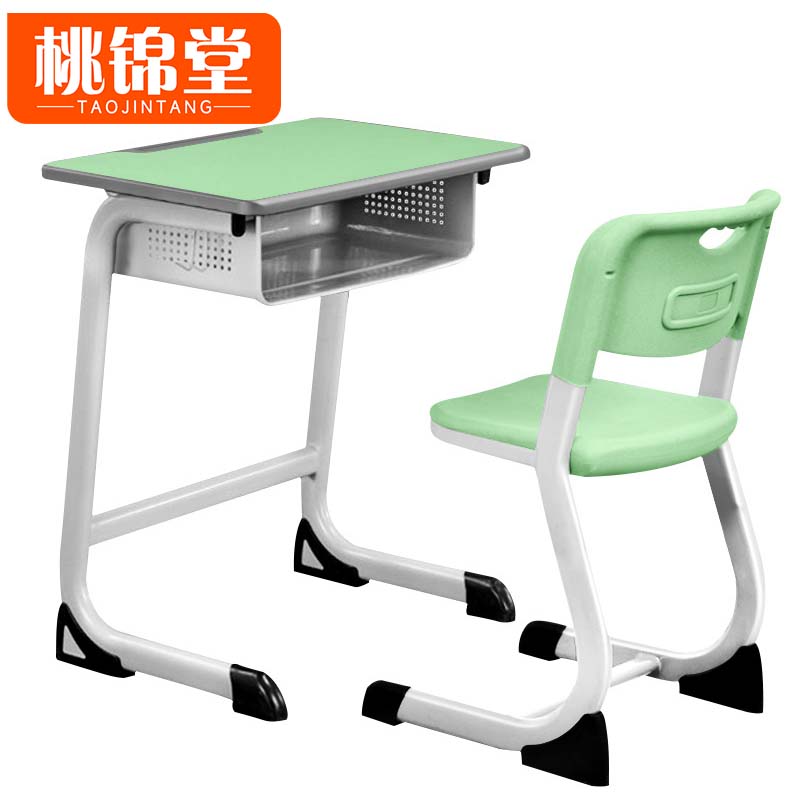 桃锦堂培训桌椅单人套高清大图